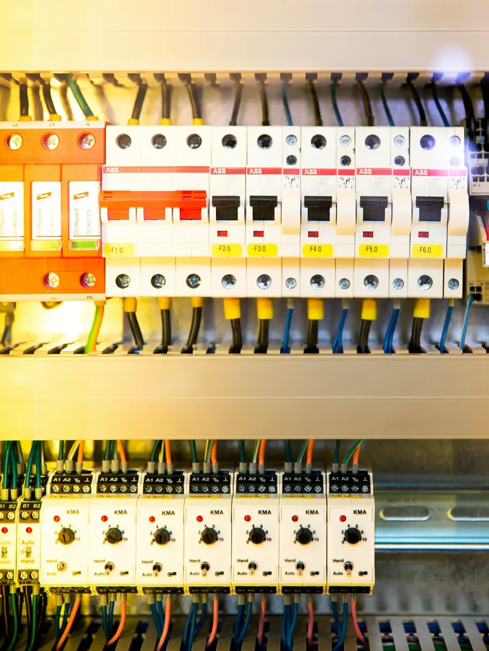 Elektroinstalācijas piemērs objektā pirms vai pēc mērījumiem